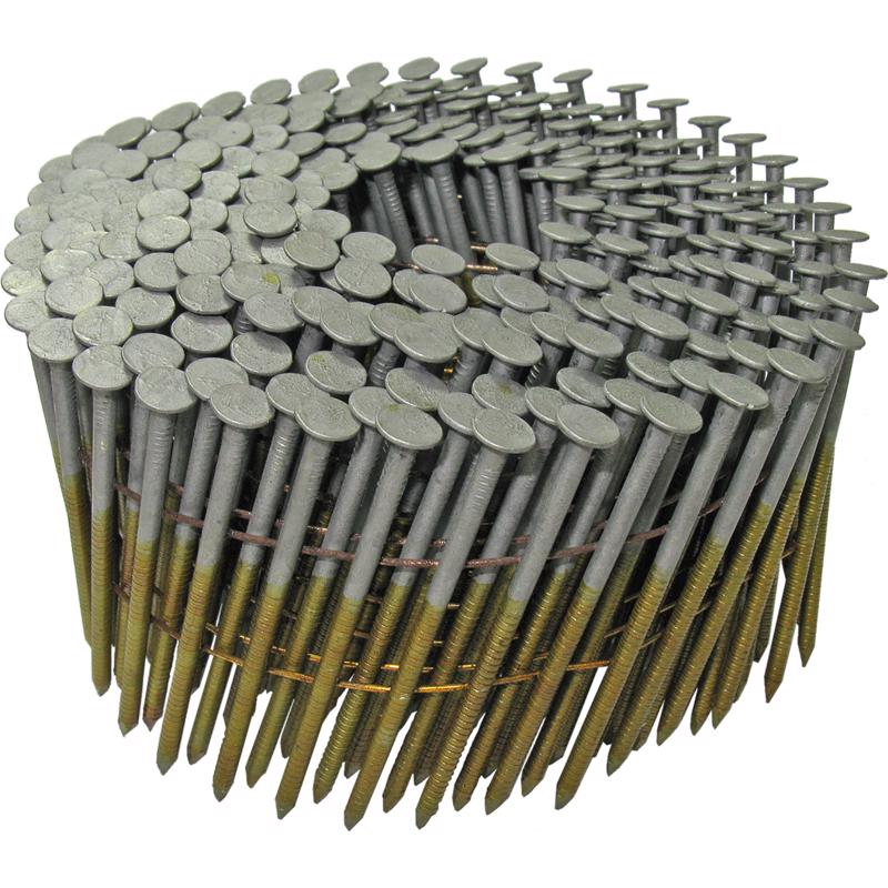 Grip-Rite 2-3/8 in. L X 12 Ga. Angled Coil Hot-Dip Galvanized Framing Nails 15 deg 3000 pk