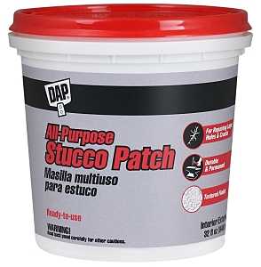DAP 10504 Stucco Patch, Gray, 1 qt Tub, Pack of 6