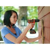 Black+Decker 12V MAX 3/8 in. Brushed Cordless Drill/Driver Kit (Battery & Charger), Pack of 2