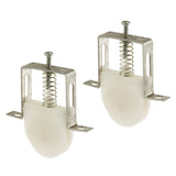Prime-Line B 530 Adjustable Roller Assembly, Bottom Mounting, 1 in Dia Roller, 1/4 in W Roller, Polyethylene Roller