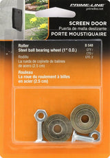 Prime-Line B 548 Center Grooved Roller Assembly, 1 in Dia Roller, 5/16 in W Roller, Steel Roller, Concave Roller