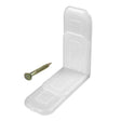 Prime-Line R 7153 Drawer Guide Side Saddles, Nylon/Plastic, White