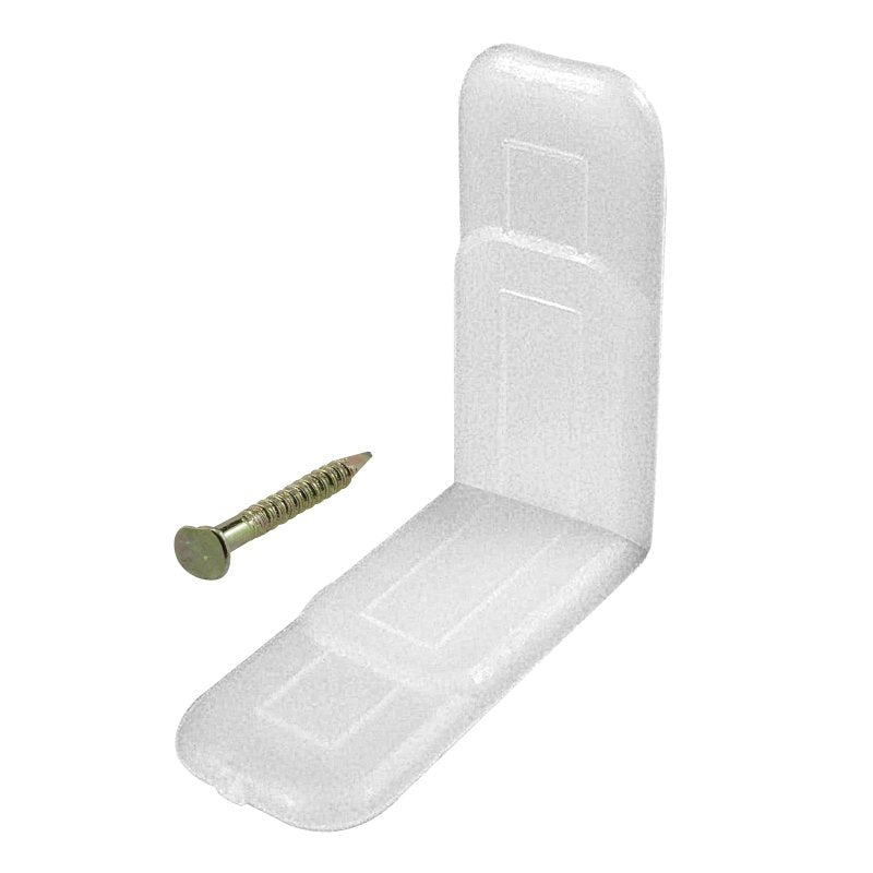 Prime-Line R 7153 Drawer Guide Side Saddles, Nylon/Plastic, White