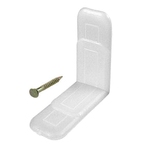 Prime-Line R 7153 Drawer Guide Side Saddles, Nylon/Plastic, White