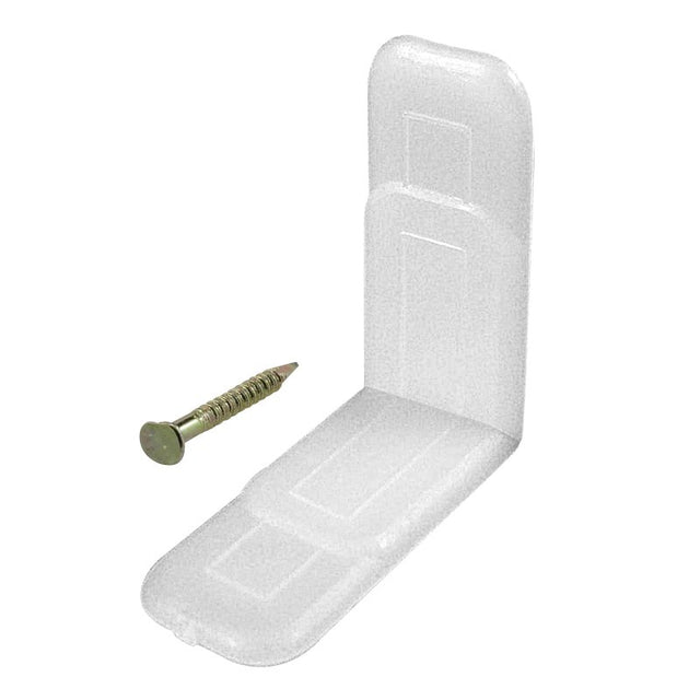 Prime-Line R 7153 Drawer Guide Side Saddles, Nylon/Plastic, White