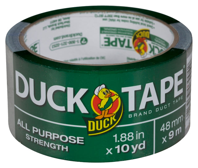 Duck 761288 Duct Tape, Silver, 9 mm Thick, 10 yd L, 1.88 in W