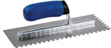 M-D 49112 Tile Installation Trowel, 1/4 in W x 3/8 in D Notch, 11 in L, 4-1/2 in W, Square Notch, Comfort-Grip Handle