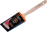 Linzer WC 2160-2.5 Paint Brush, Natural, Wood Handle, 2-1/2 in W, Angle Brush, 2-3/4 in L Bristle, Polyester Bristle
