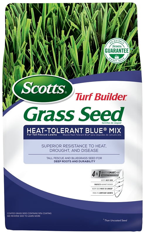 Scotts Turf Builder 18302 Heat-Tolerant Blue Mix Grass Seed, 7 lb Bag