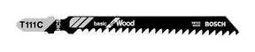 Bosch 4 in. Carbon Steel T-Shank Jig Saw Blade 8 TPI 5 pk