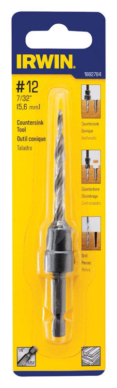 Irwin 7/32 in. D X 4.5 in. L High Speed Steel Countersink 1 pc