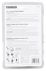 ProSource 10010-L-OI Rope Ratchet, Polypropylene/Steel, Black/Red