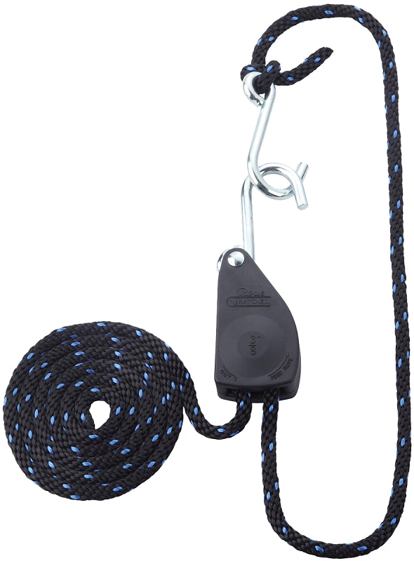 ProSource 10020-L-OI Rope Ratchet, Polypropylene/Steel, Black/Blue