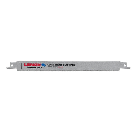 Lenox Double Tang 9 in. Diamond Grit Reciprocating Saw Blade Multi TPI 1 pk