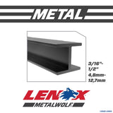 Lenox METALWOLF 9 in. Bi-Metal WAVE EDGE Reciprocating Saw Blade 10 TPI 5 pk