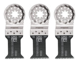 Fein Starlock 1-3/8 in. X 1-3/8 in. L Steel E-Cut Saw Blade 3 pk