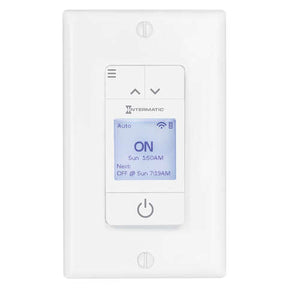 Intermatic Ascend Indoor 7 Day Programmable Wi-Fi Timer 120 V White