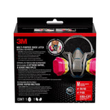 3M P100 Multi-Purpose Half Face Respirator Pro-Series Blue M 1 pc