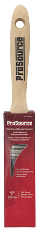 ProSource OR 11601 0100 Paint Brush, 1 in W, Flat Cut Brush, Polyester Bristle