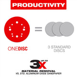 Diablo 5 in. Ceramic Blend Hook and Lock Sanding Disc 220 Grit Ultra Fine 15 pk