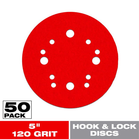 Diablo 5 in. Ceramic Blend Hook and Lock Sanding Disc 120 Grit Medium 50 pk