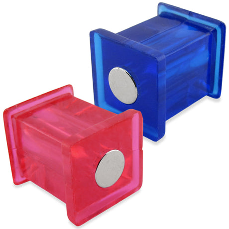Magnet Source .625 in. L X .5 in. W Assorted Magnetic Push Pins 10 pc