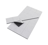Magnet Source 1 in. L X 1 in. W Black Magnetic Square w/Adhesive 24 pc