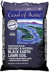 Coast of Maine 1CBMG Earth Lawn Soil, 10 to 15 sq-ft Coverage Area, Black, 1 cu-ft Bag