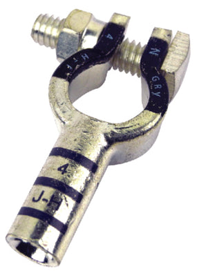 FulTyme RV Battery Terminal- Post Top Style, 4 Gauge, Negative