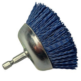 Dico Nyalox 2.5 in. D X 1/4 in. X 1/4 in. D Crimped Nylon Mandrel Mounted Cup Brush 4500 rpm 1 pc