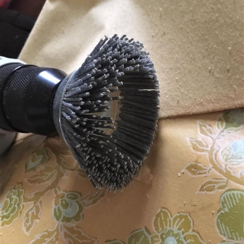 Dico Nyalox 2.5 in. D X 1/4 in. X 1/4 in. D Crimped Nylon Mandrel Mounted Cup Brush 4500 rpm 1 pc