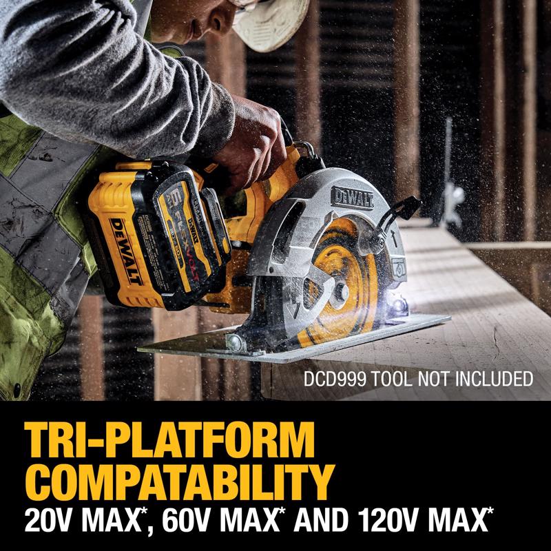 DeWalt 20V-60V MAX FLEXVOLT DCB606 6 Ah Lithium-Ion Battery Pack 1 pc