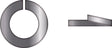 Seachoice Stainless Steel Lock Washer, 1/4"