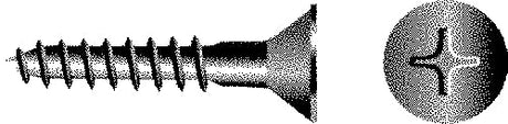 Phillips Wood Screw - Flat Head, #14 x 2-1/2"