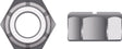 Seachoice Stainless Steel Nylon Insert Locknut, 5/16-18"