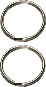 Hy-Ko KC105 Key Ring, 1 in OD x 0.17 in L x 2-3/4 in W x 5-1/2 in H Dimensions, Pack of 5