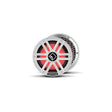Rockford Fosgate M2D412S DVC 2? Color Optix Sealed Enclosure Marine Subwoofer, 12" w/ White &amp; Stainless Grills