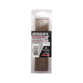Allway Steel Single Edge Razor Blade 1-9/16 in. L 100 pk, Pack of 10