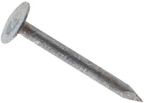 ProFIT 0132139 Hand Drive Roofing Nail, 2 in L, Flat Head, 11 ga, Steel, 25 lb