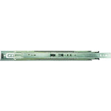 Knape & Vogt 8400P 12 Drawer Slide, 100 lb, 12 in L Rail, 1/2 in W Rail, Anochrome