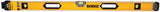 DEWALT DWHT43248 Box Beam Level, 48 in L, 3-Vial, 2-Hang Hole, Non-Magnetic, Aluminum