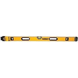 DEWALT DWHT43248 Box Beam Level, 48 in L, 3-Vial, 2-Hang Hole, Non-Magnetic, Aluminum