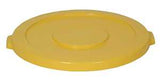 Continental Commercial Huskee 3201YW Receptacle Lid, 32 gal, Plastic, Yellow, For: Huskee 3200 Container