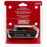 Senco VB0155 Lithium Battery, 18 V Battery, 1.5 Ah