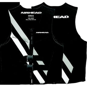 Airhead 1007510BBK Orca Neolite Kwik-Dry Life Vest, L, Black/White