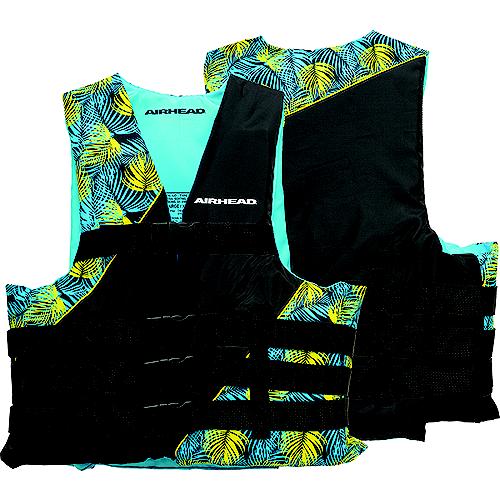 Airhead 3009605ABKYL Tropic Nylon Family Life Jacket, L/XL