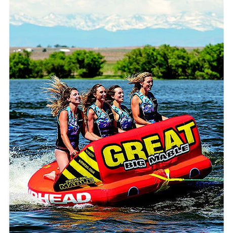Airhead AHT2218GM Great Big Mable Towable Tube, 1-4 Riders