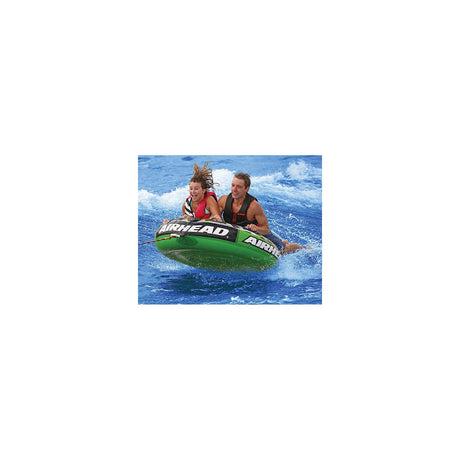 Kwik-Tek Airhead AHSSL22 Inflatable 2 Person Rider Green Slice® Deck Tube