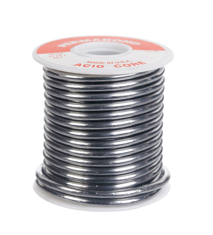 Alpha Fry 16 oz Acid Core Wire Solder 0.125 in. D 1 pc, Pack of 10