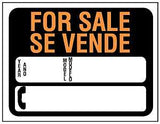 Hy-Ko Hy-Glo Series 3072 Identification Sign, 8-1/2 x 12 in Dimensions, FOR SALE SE VENDE, YEAR, ANO, MODEL, MODFLO, Pack of 10